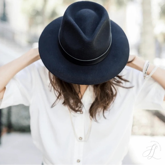 NWT Eric Javits MS COOL WOOL FELT FEDORA HAT SKU: 13335BLACK - Picture 5 of 11